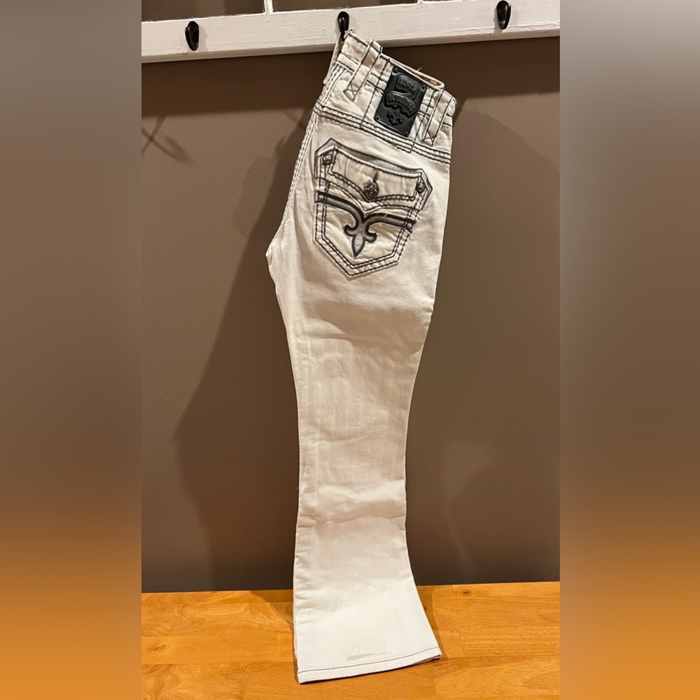 Rock Revival (Dan) White Jeans